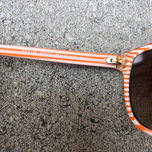 RALPH LAUREN RA5128 SUNGLASSES Orange Stripes Brow main image 8